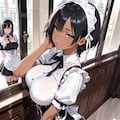 褐色メイドさん 2枚目