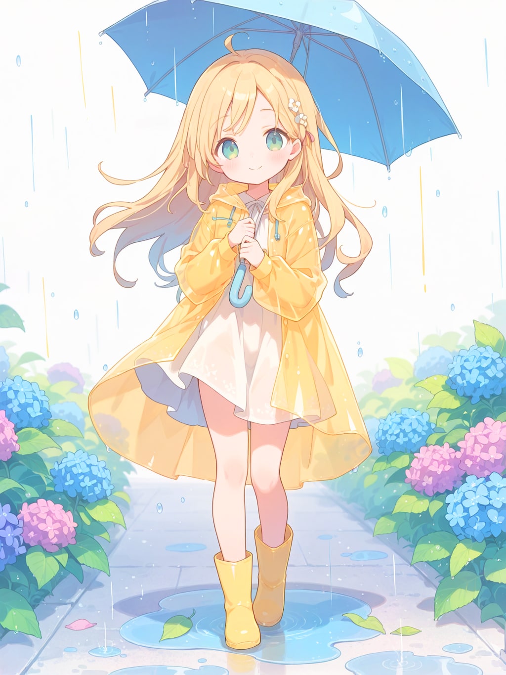 梅雨入り彩小径