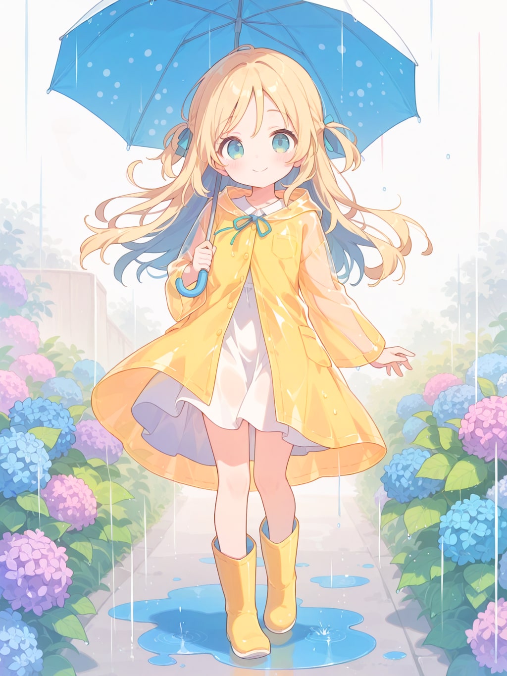 梅雨入り彩小径