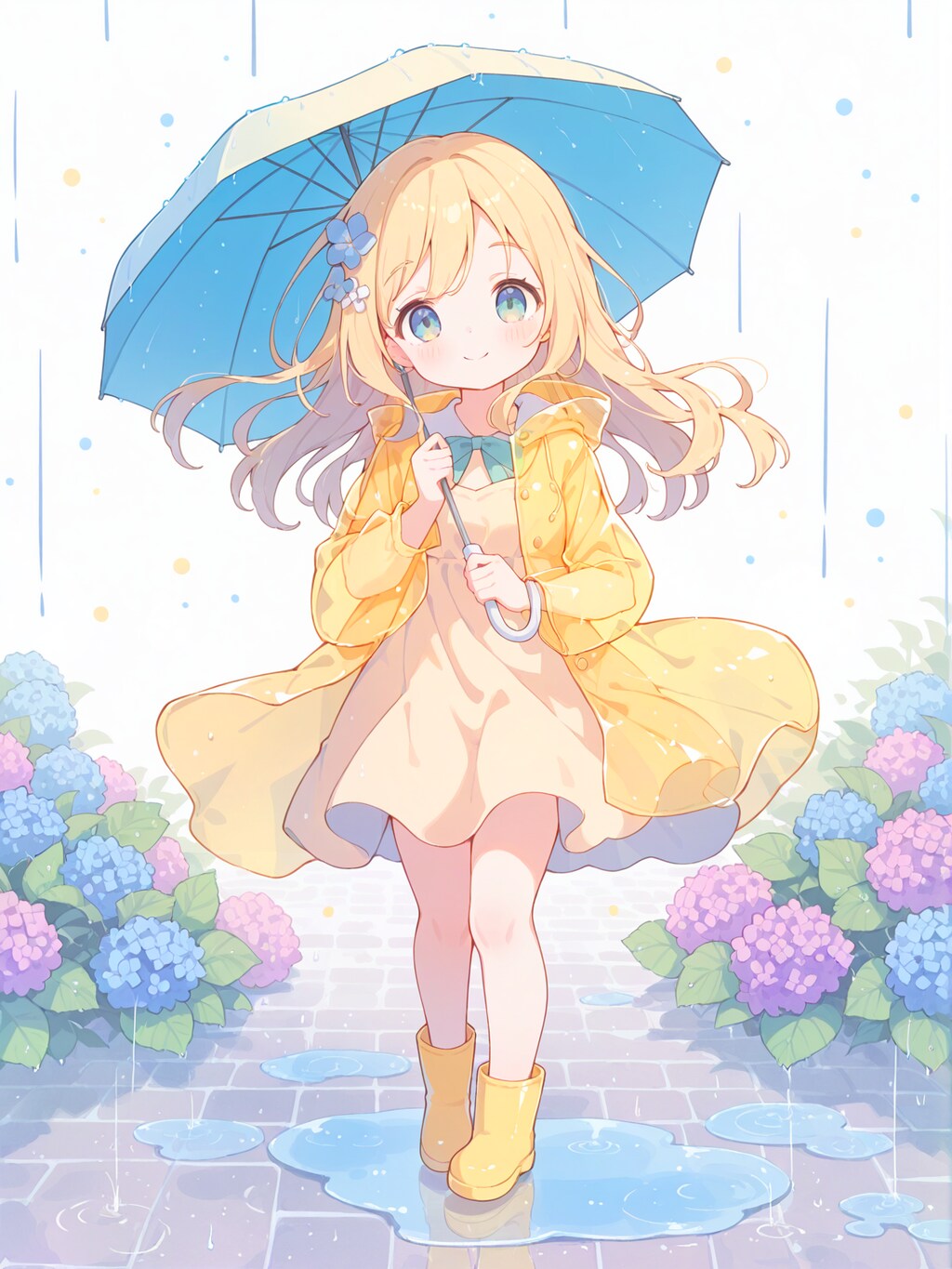 梅雨入り彩小径