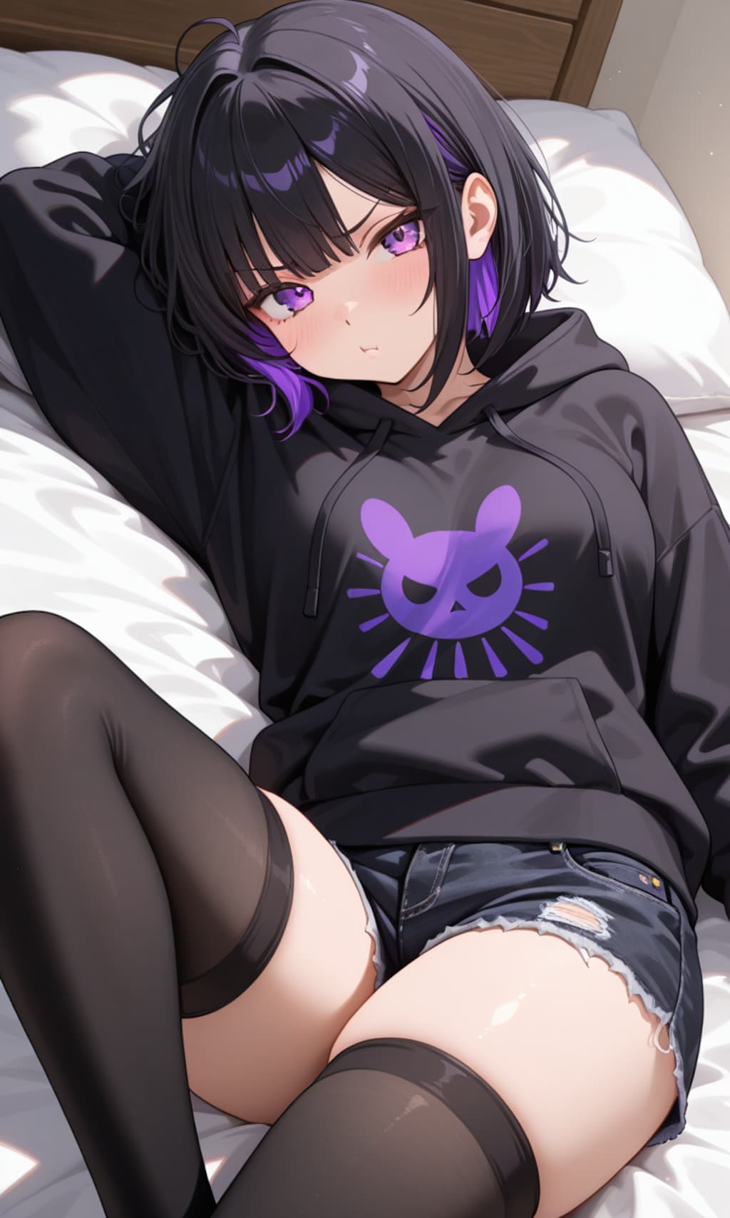 紫色が似合う女の子44