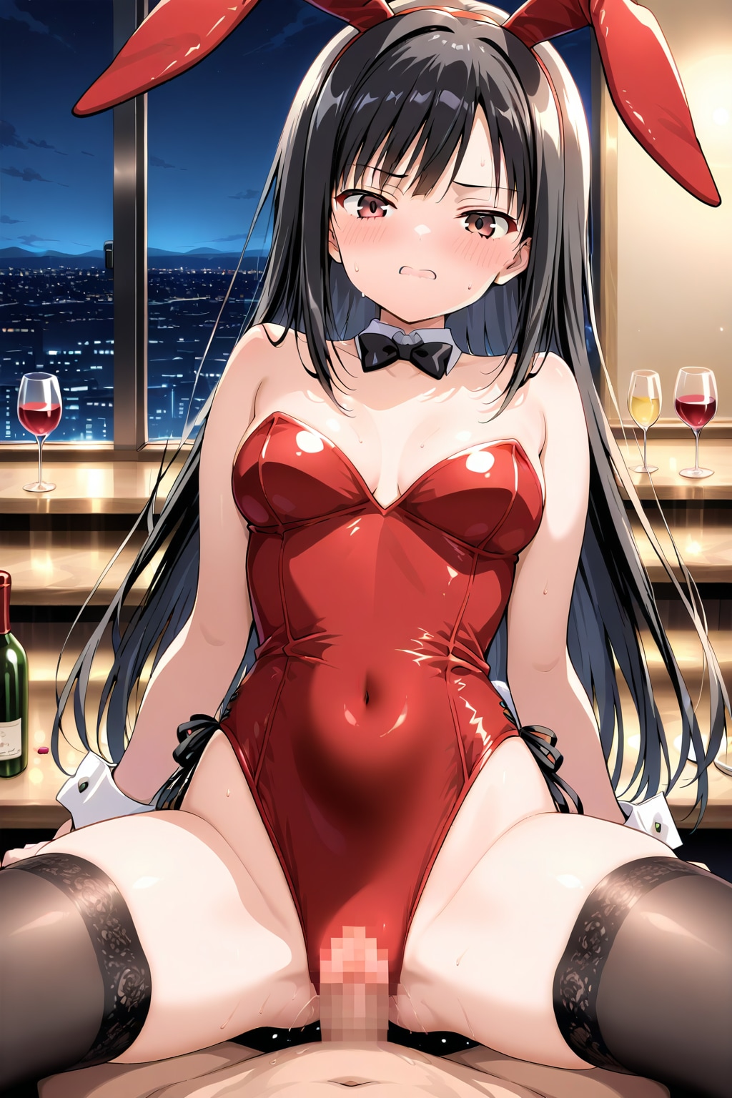 バニーガール性接待15