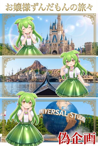 お嬢様ずんだもんの旅々