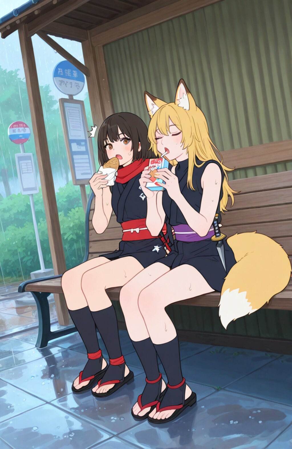 えっ、あんた耳出てるよ