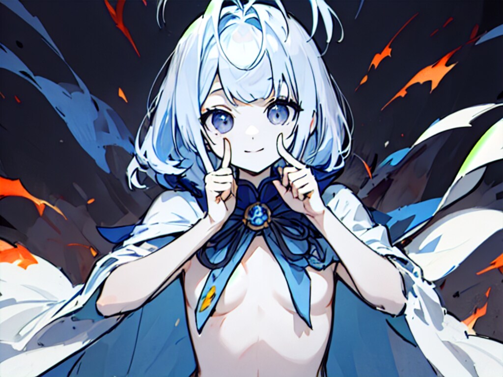 img2imgのinpainスケッチの小麦粉