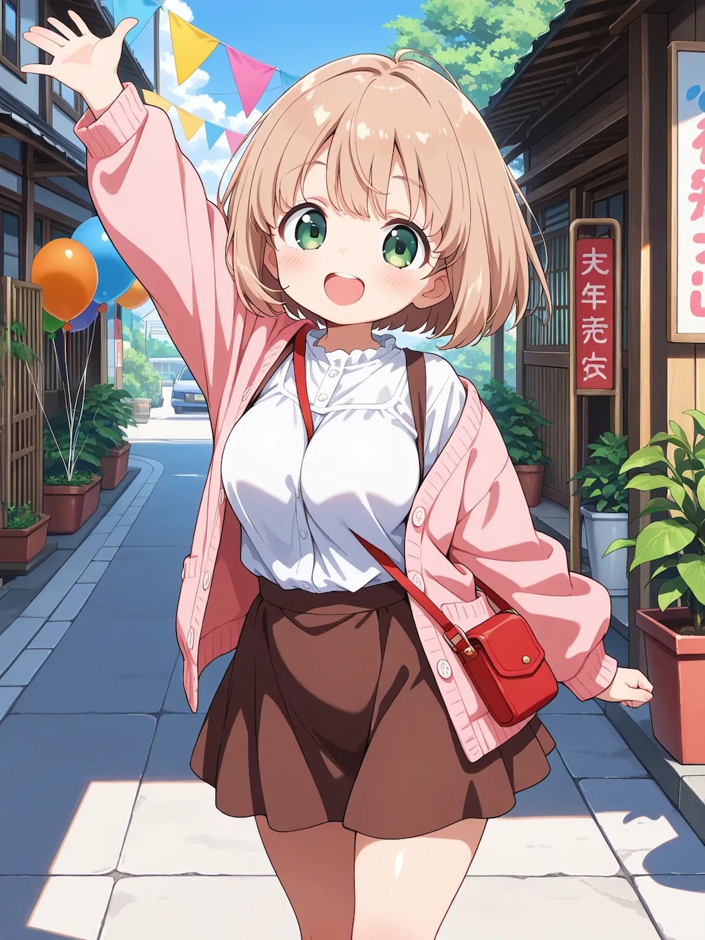 住宅展示場にて