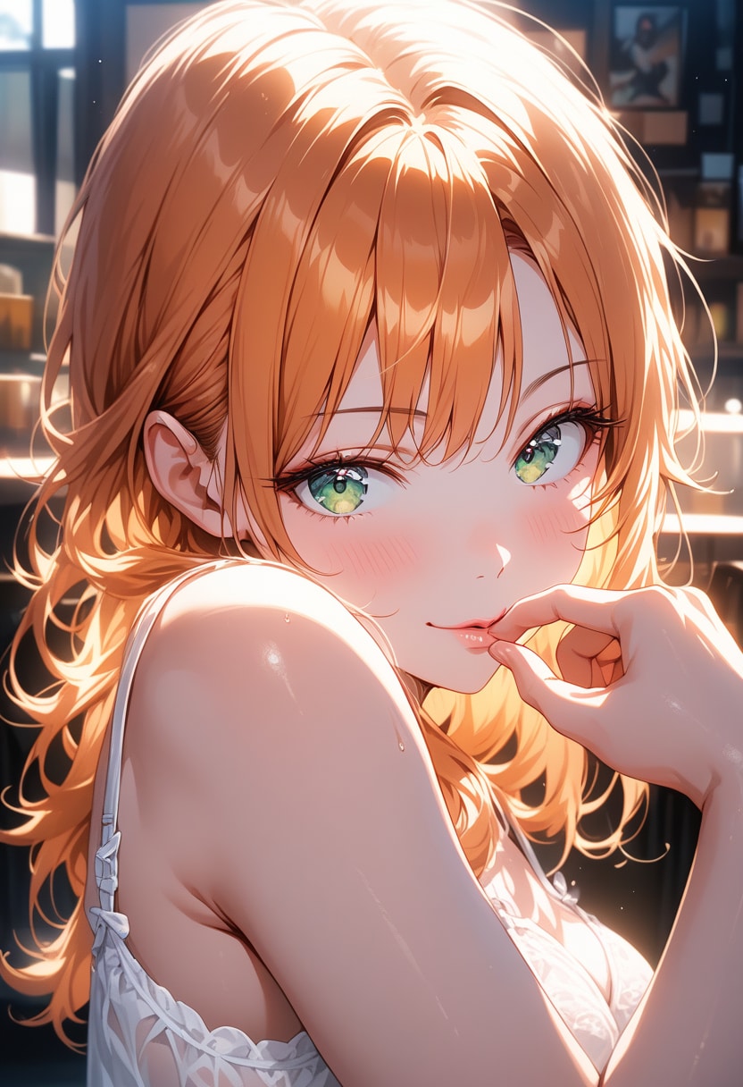 隣のビルから見えそうだけど、ここでもいい？