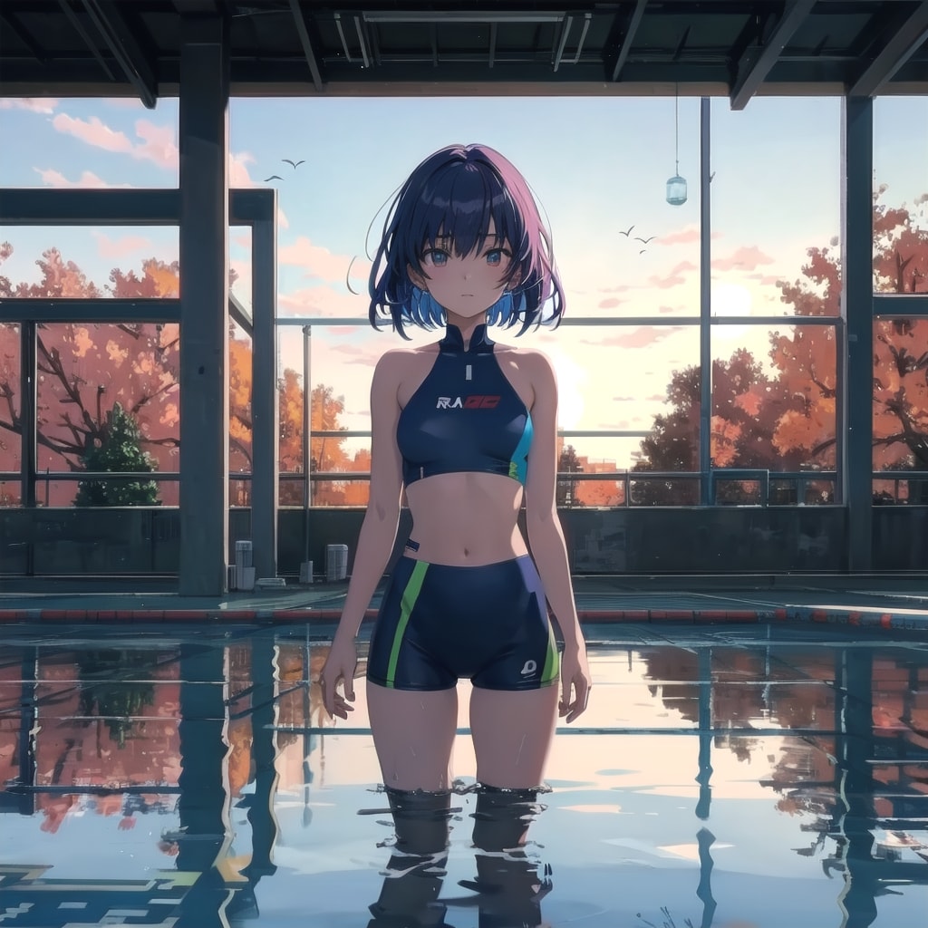 リゾート施設の室内プール | の人気AIイラスト・グラビア