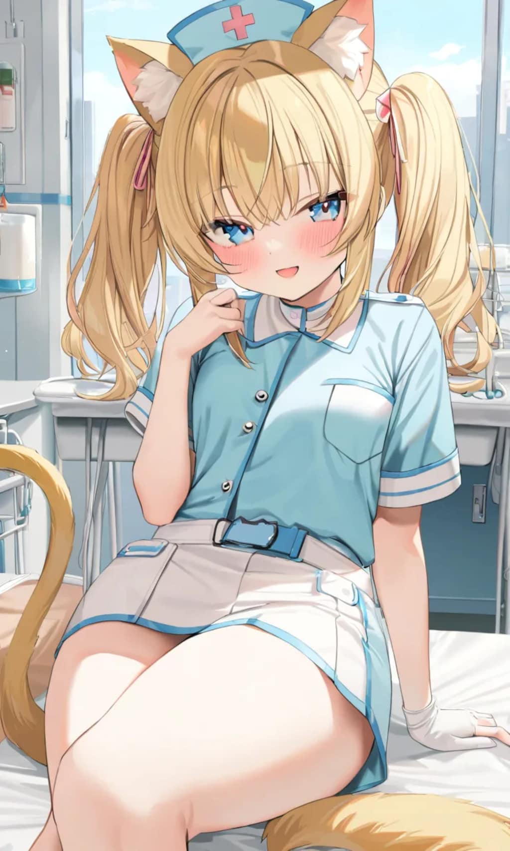 こるり「看護師さん」まや「コスプレを保健室で行う妹」