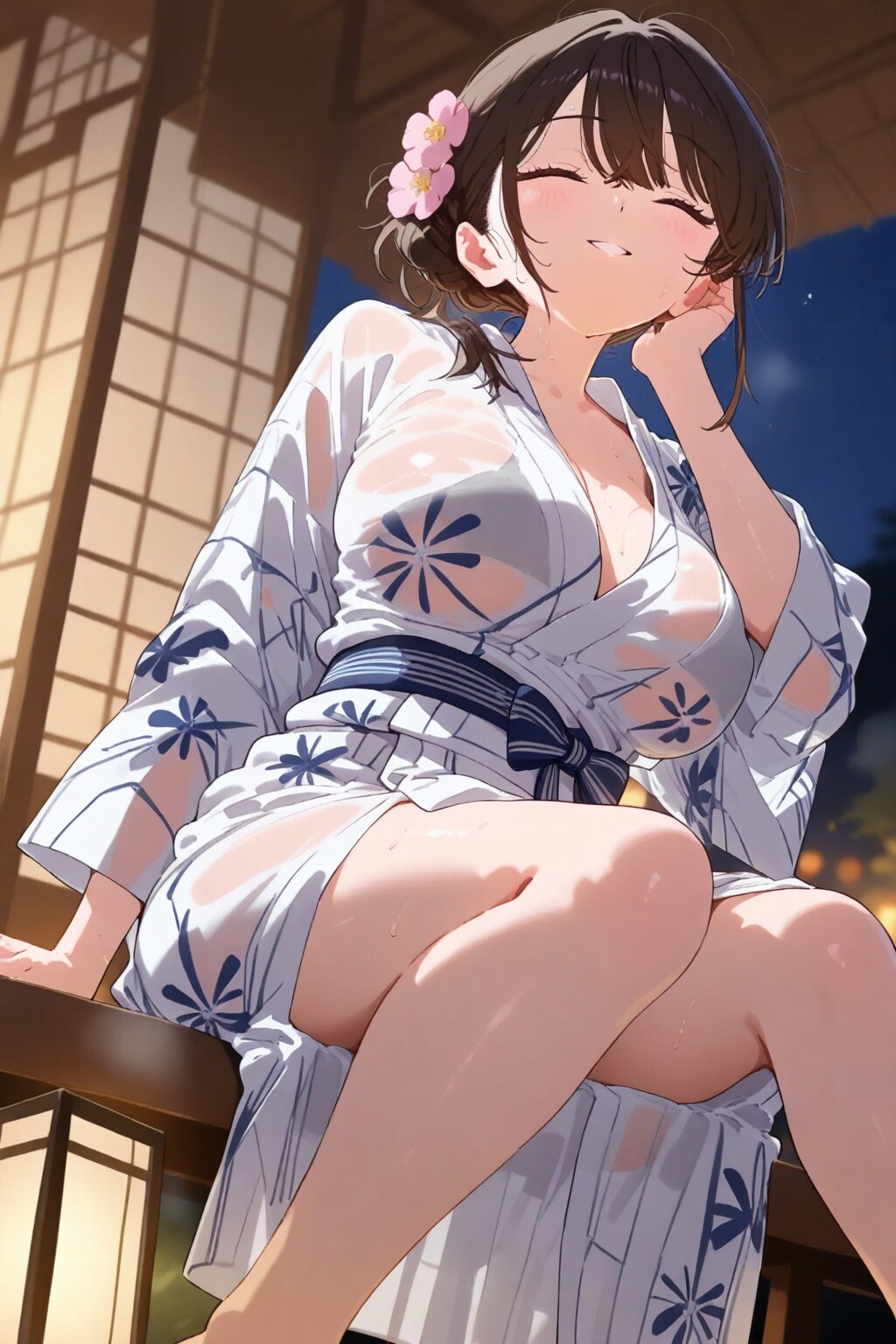 露天風呂熱かったぁねぇ～
