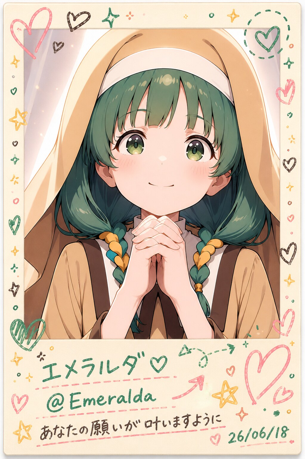 エメラルダのデコフォト
