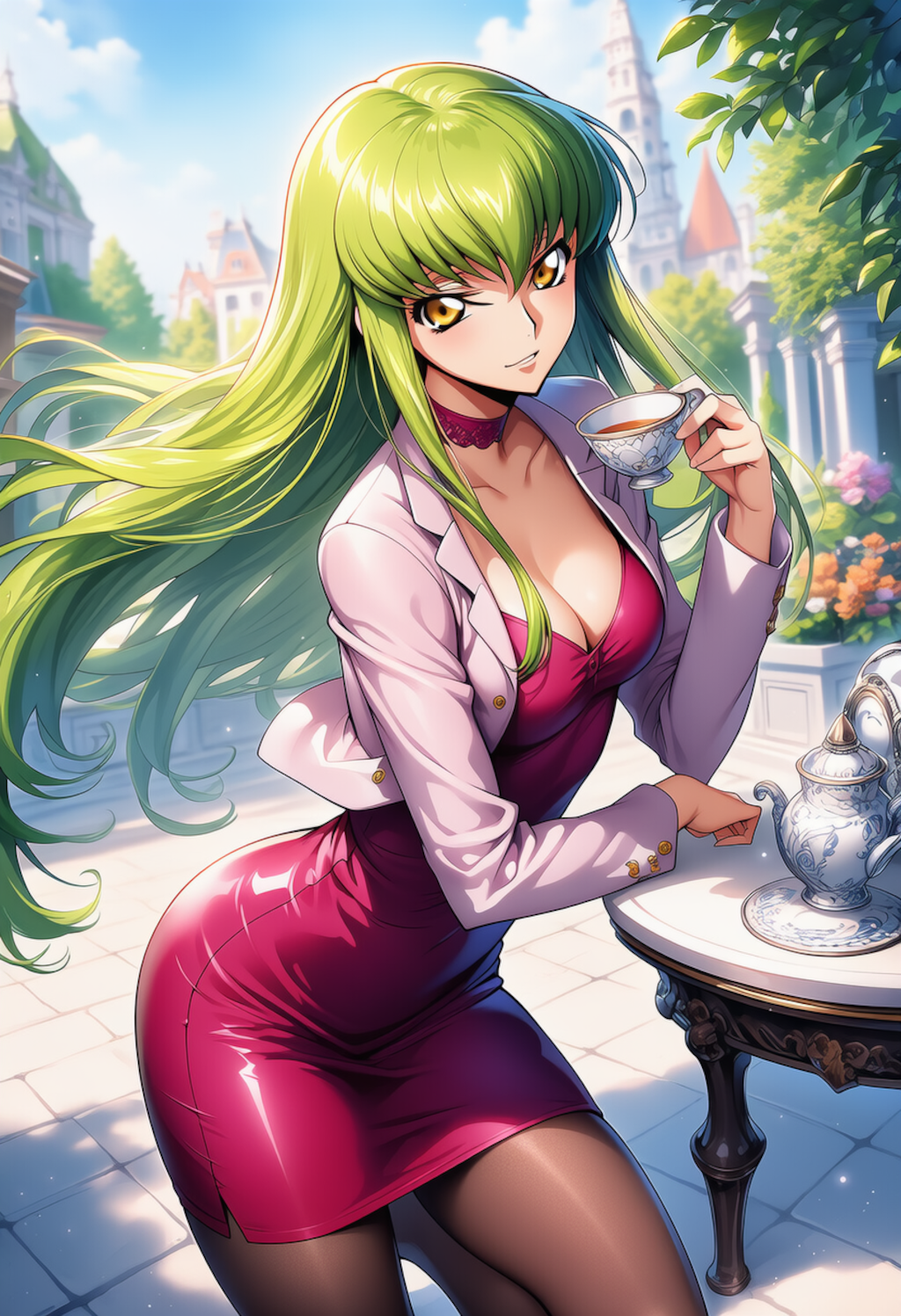 陽光の余白 ― Quiet Terrace Glow