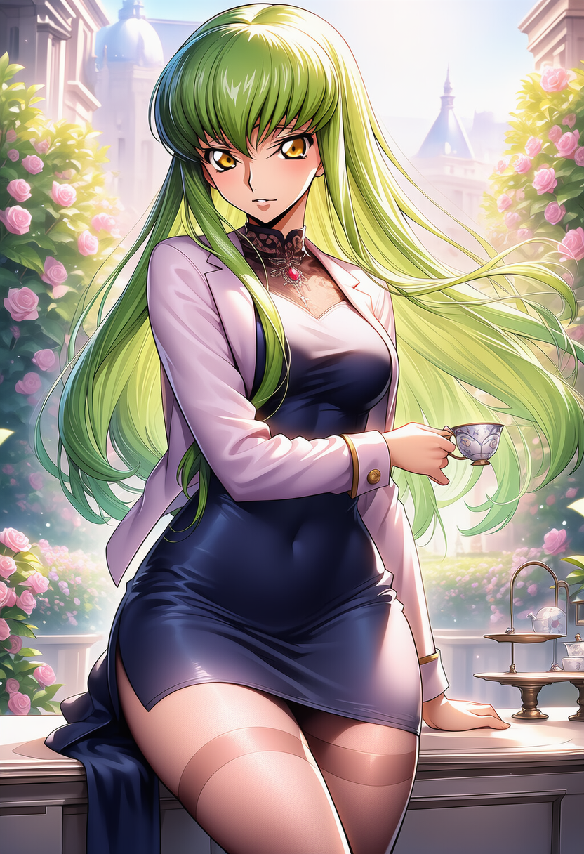 陽光の余白 ― Quiet Terrace Glow | の人気AIイラスト・グラビア