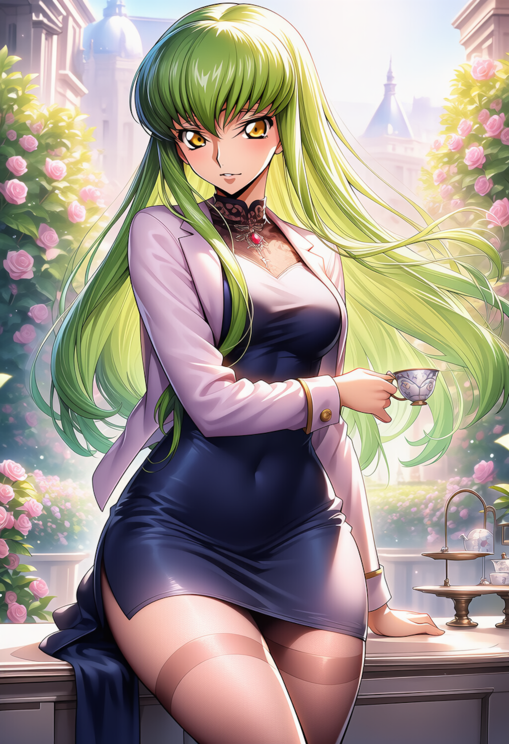 陽光の余白 ― Quiet Terrace Glow