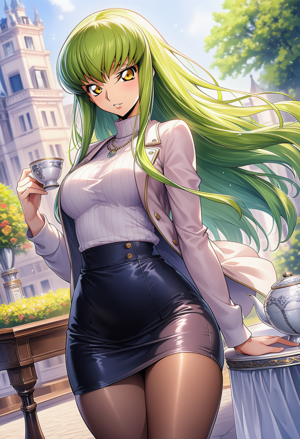 陽光の余白 ― Quiet Terrace Glow