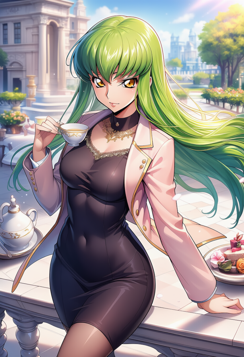 陽光の余白 ― Quiet Terrace Glow