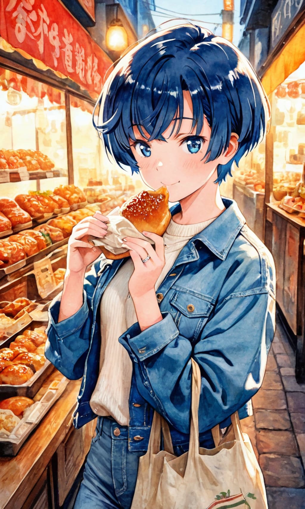 買い物満喫柑菜ちゃん