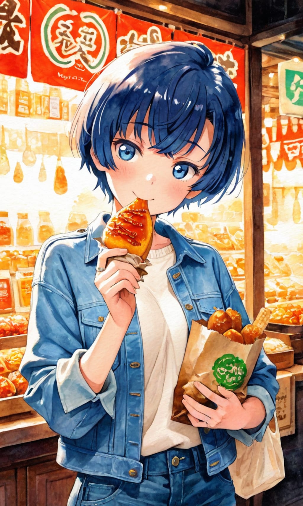 買い物満喫柑菜ちゃん