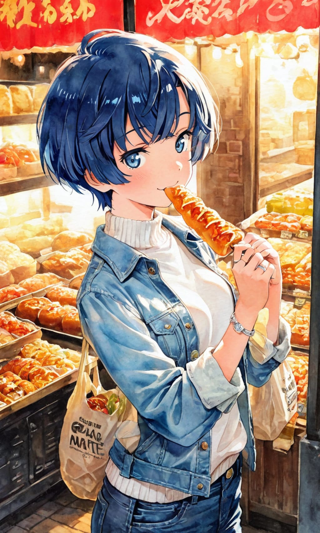 買い物満喫柑菜ちゃん