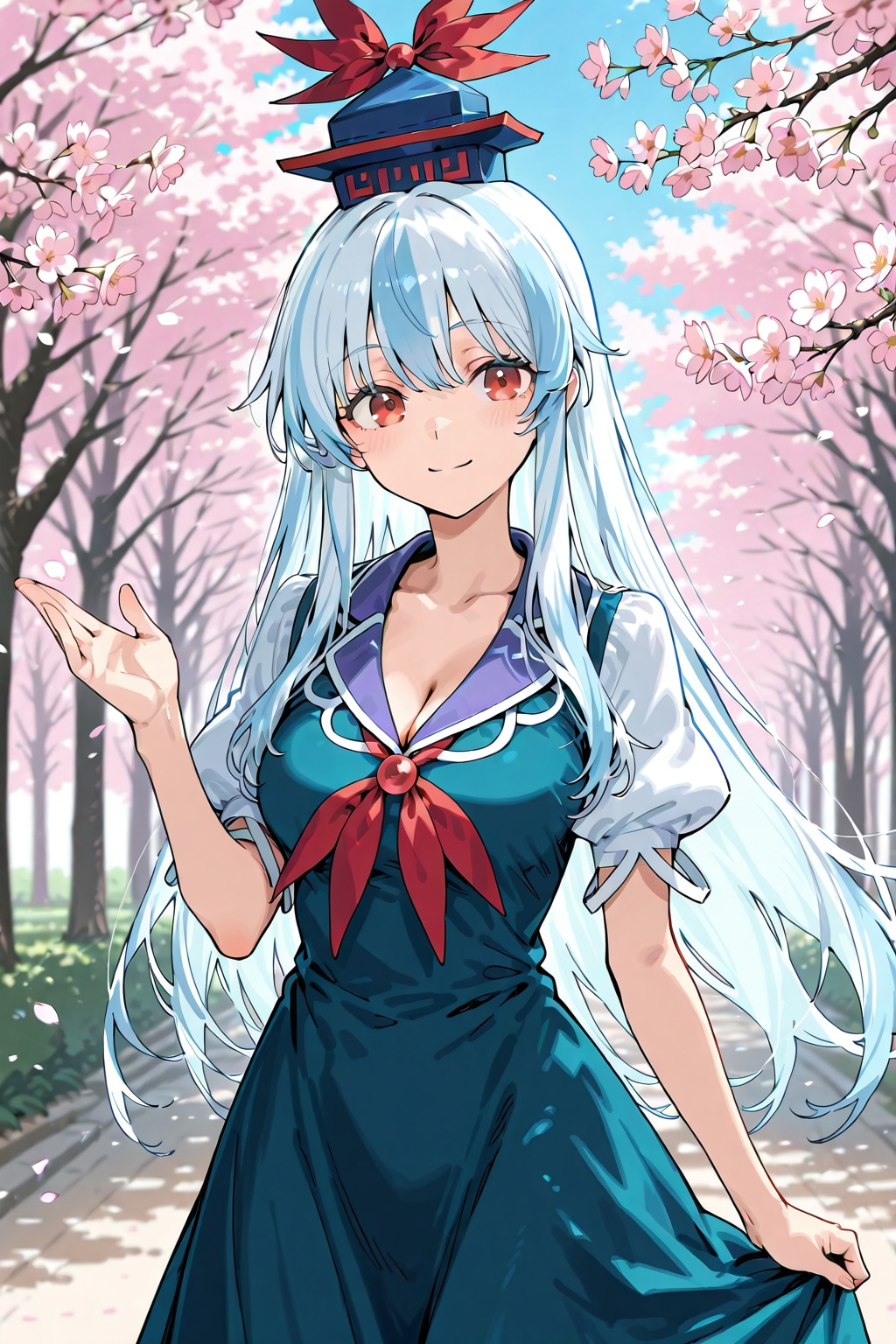 桜慧音 | の人気AIイラスト・グラビア