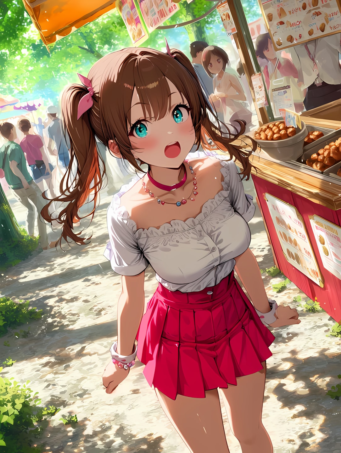 たこ焼きの屋台 | の人気AIイラスト・グラビア