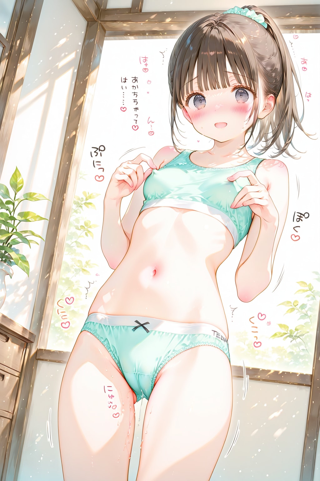 雫ちゃんは、撮影のためにチクニーで乳首を立たせてるんですｗ