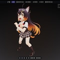 Tripoによる画像からアニメ美少女の3Dモデルの自動生成 11枚目