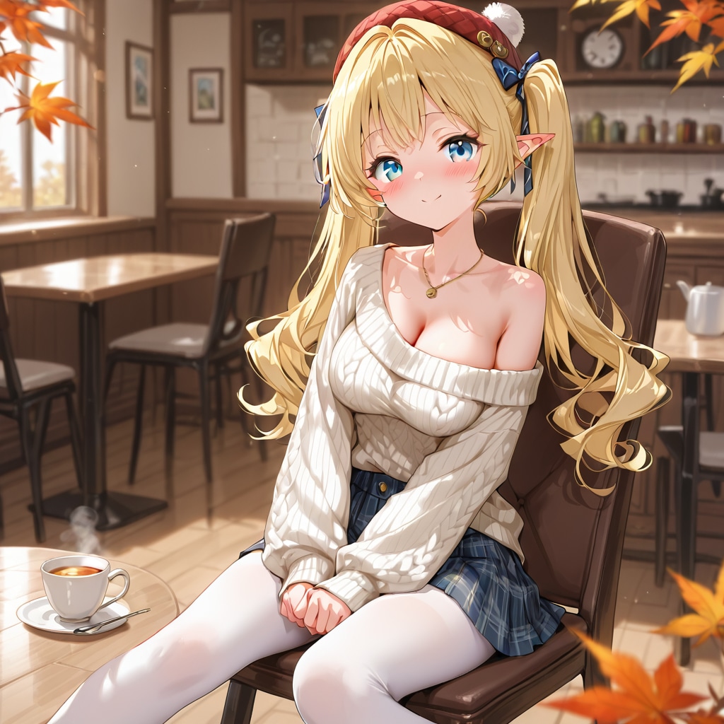 テーブルの高さが気になる(2枚)(QILIN, Seedream)