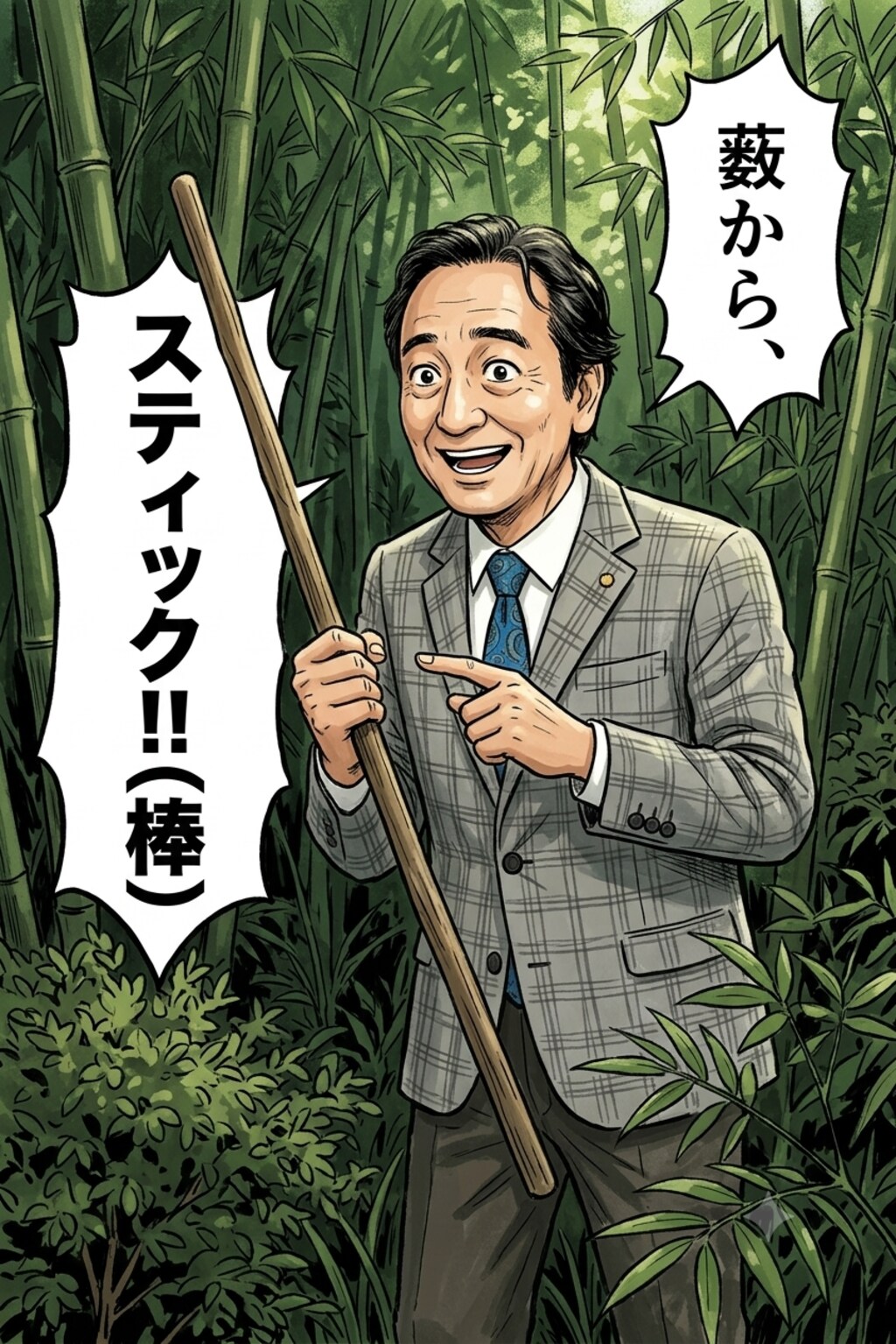 藪からスティック(棒)に！