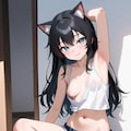 同居中のラフな猫耳少女 4枚目