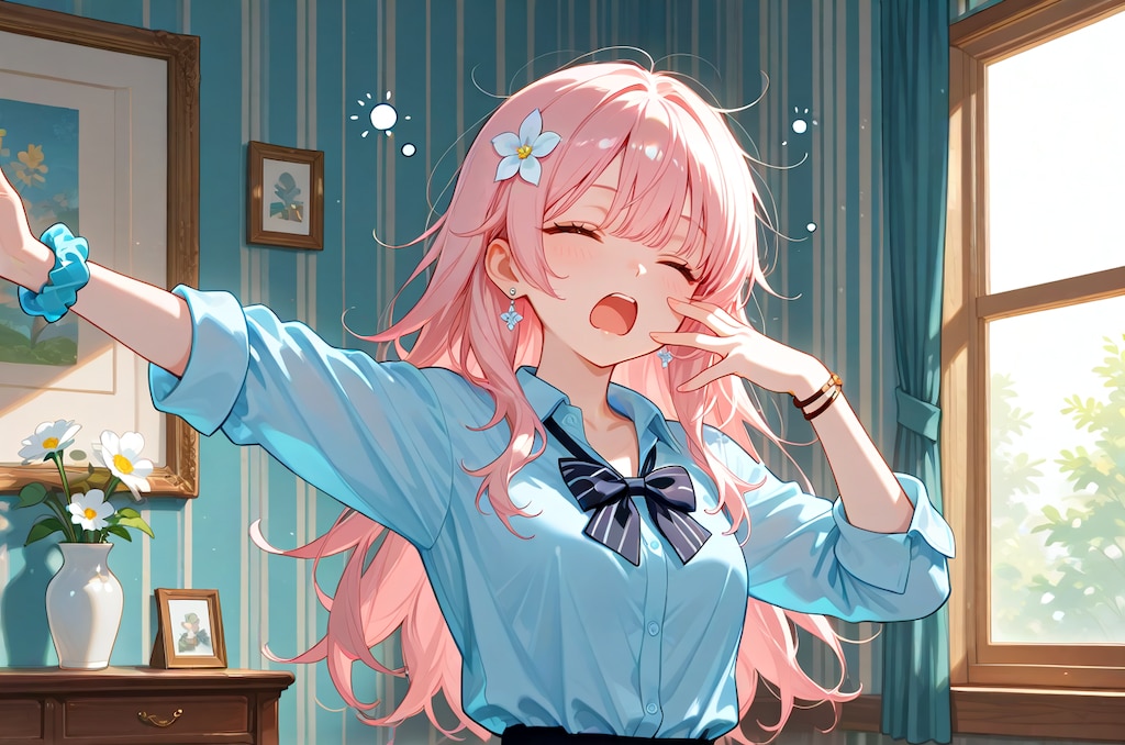 おはよー…ﾈﾑｲ(´･ωゞ)