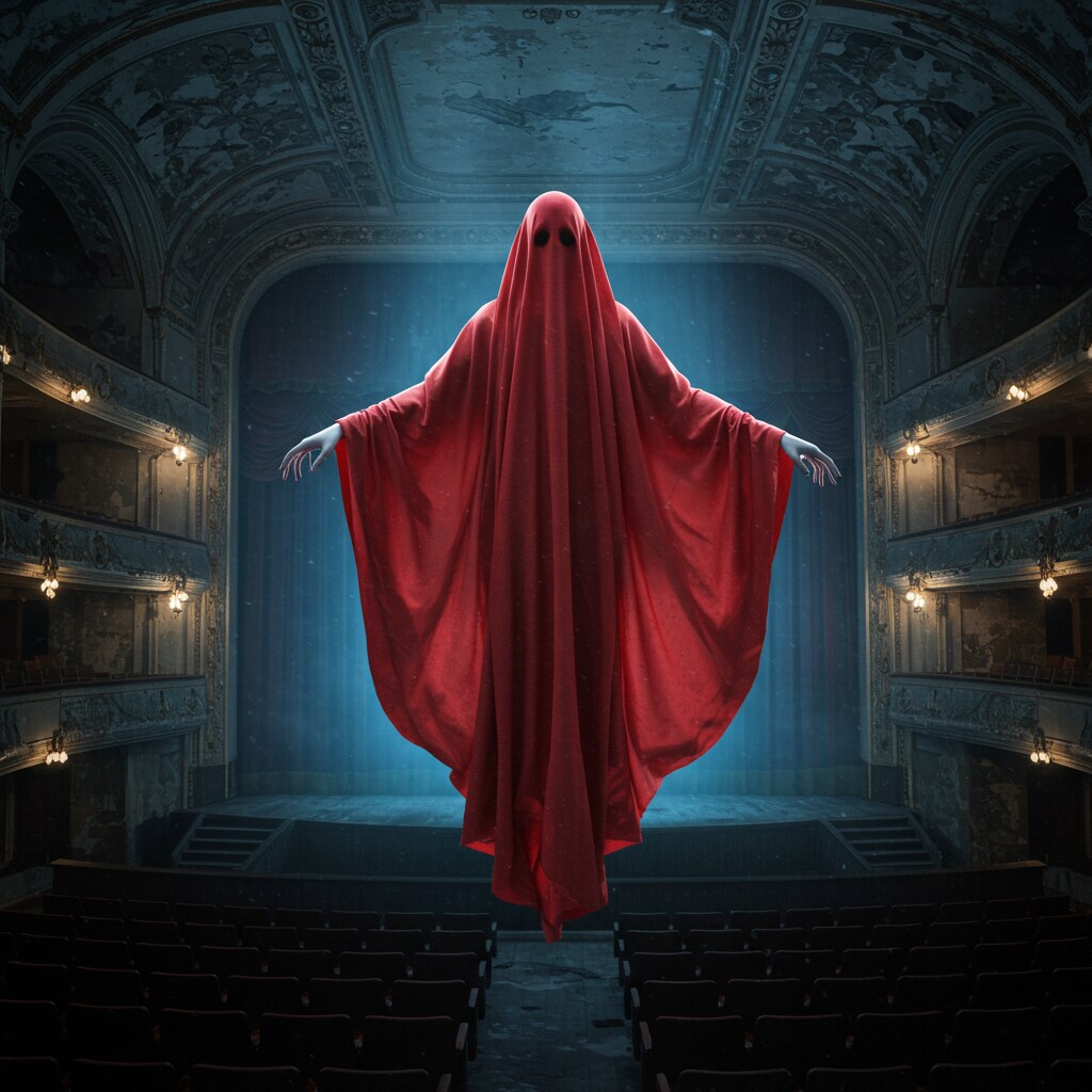 赤いローブの幽霊