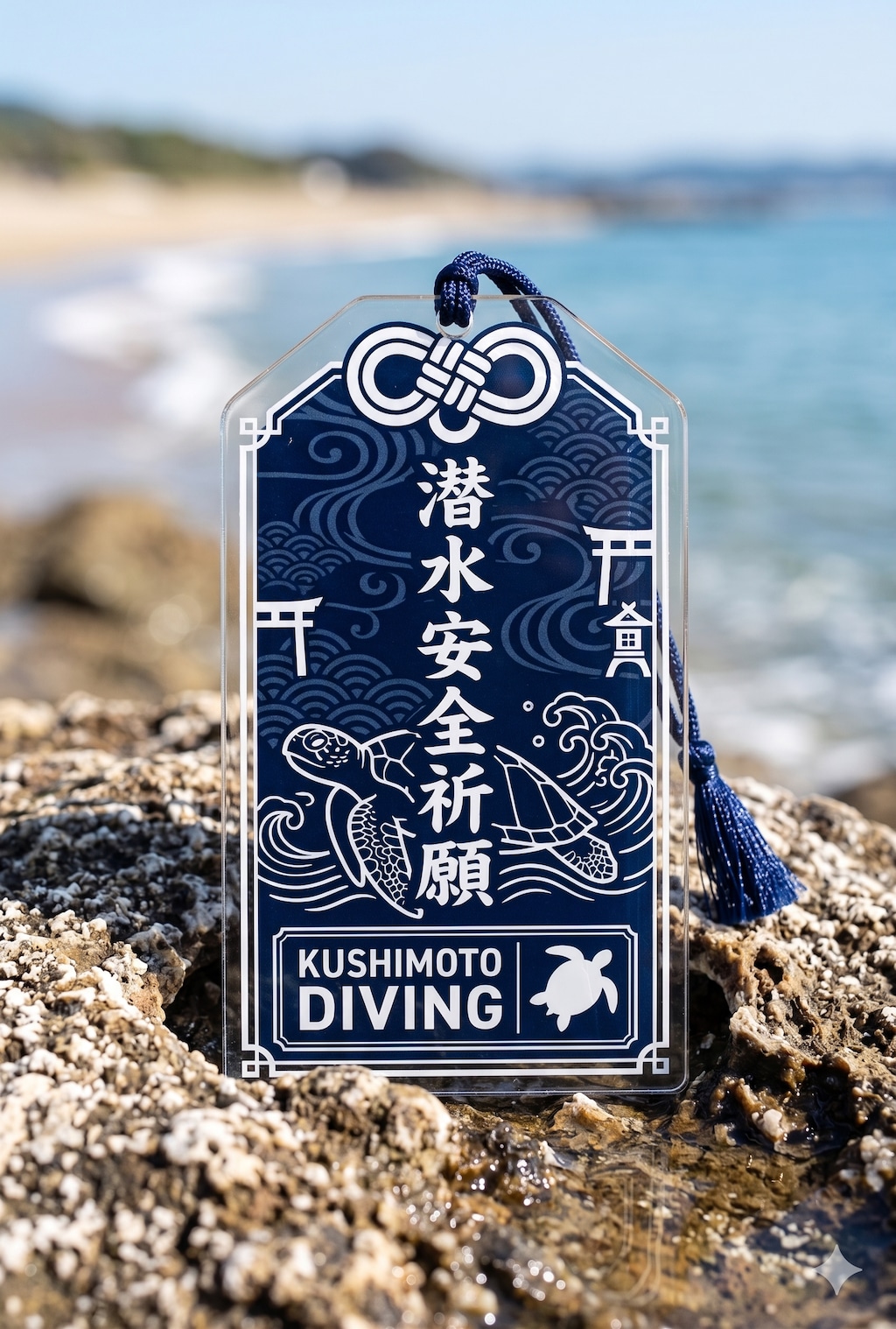 潜水安全祈願お守りをつくりました