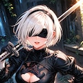 ２B（ニーアオートマータ） 4枚目