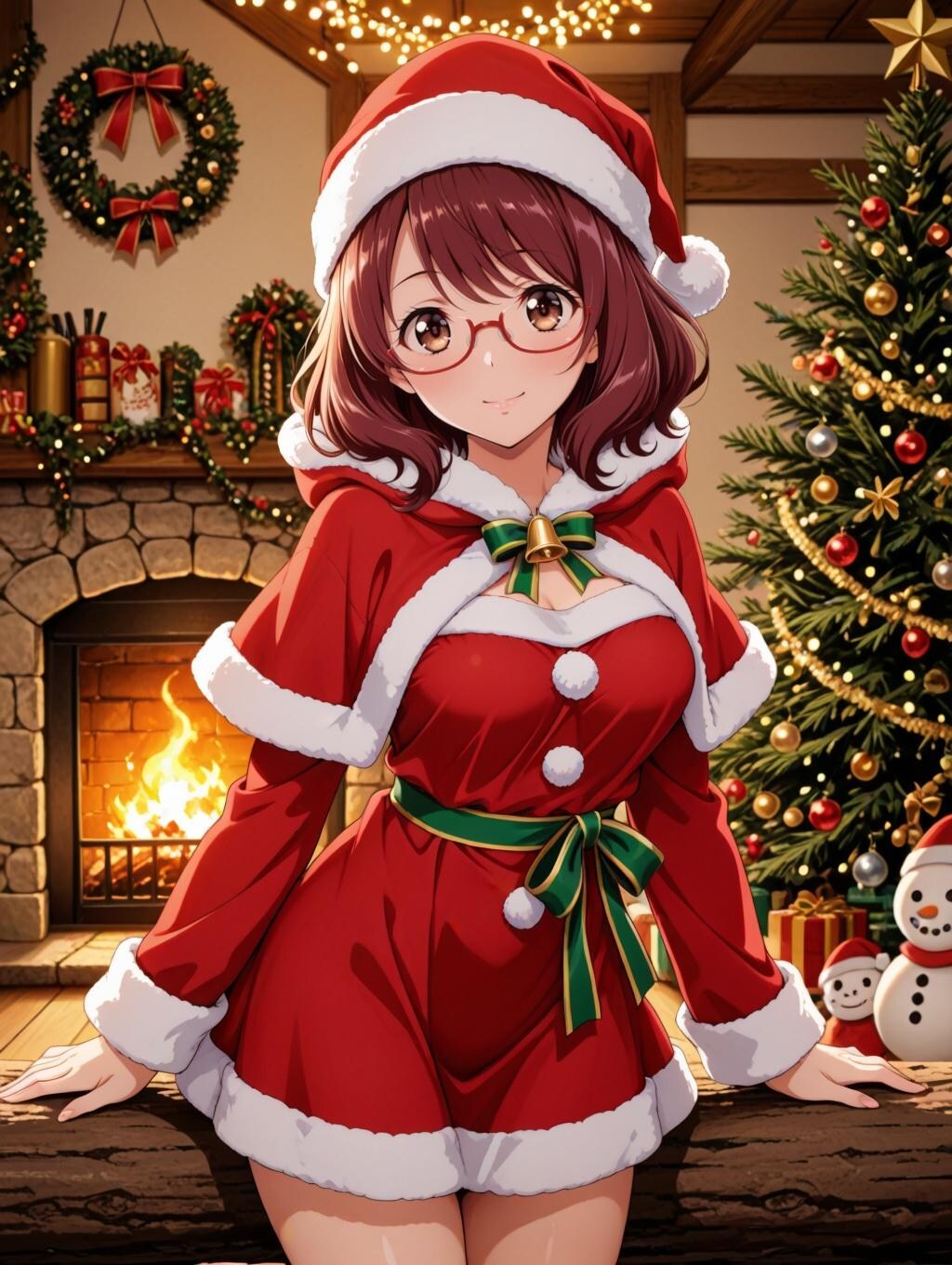 [よその子お借りします]フライングクリスマスな 赤松 早苗さん