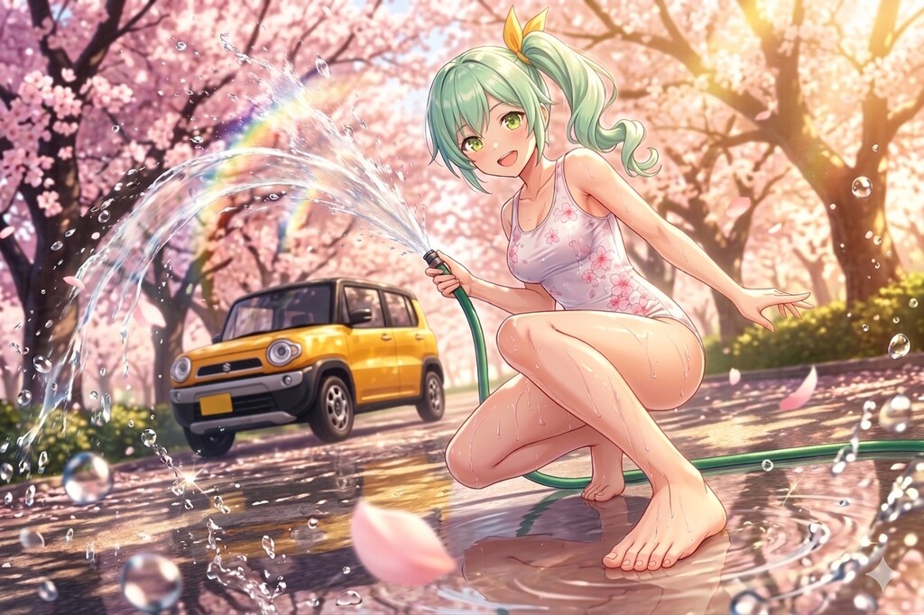 春のしぶき、きみに届く。