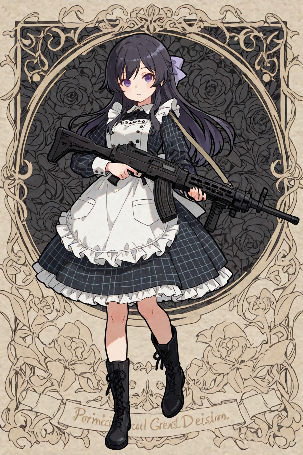 武装したメイドさん | の人気AIイラスト・グラビア