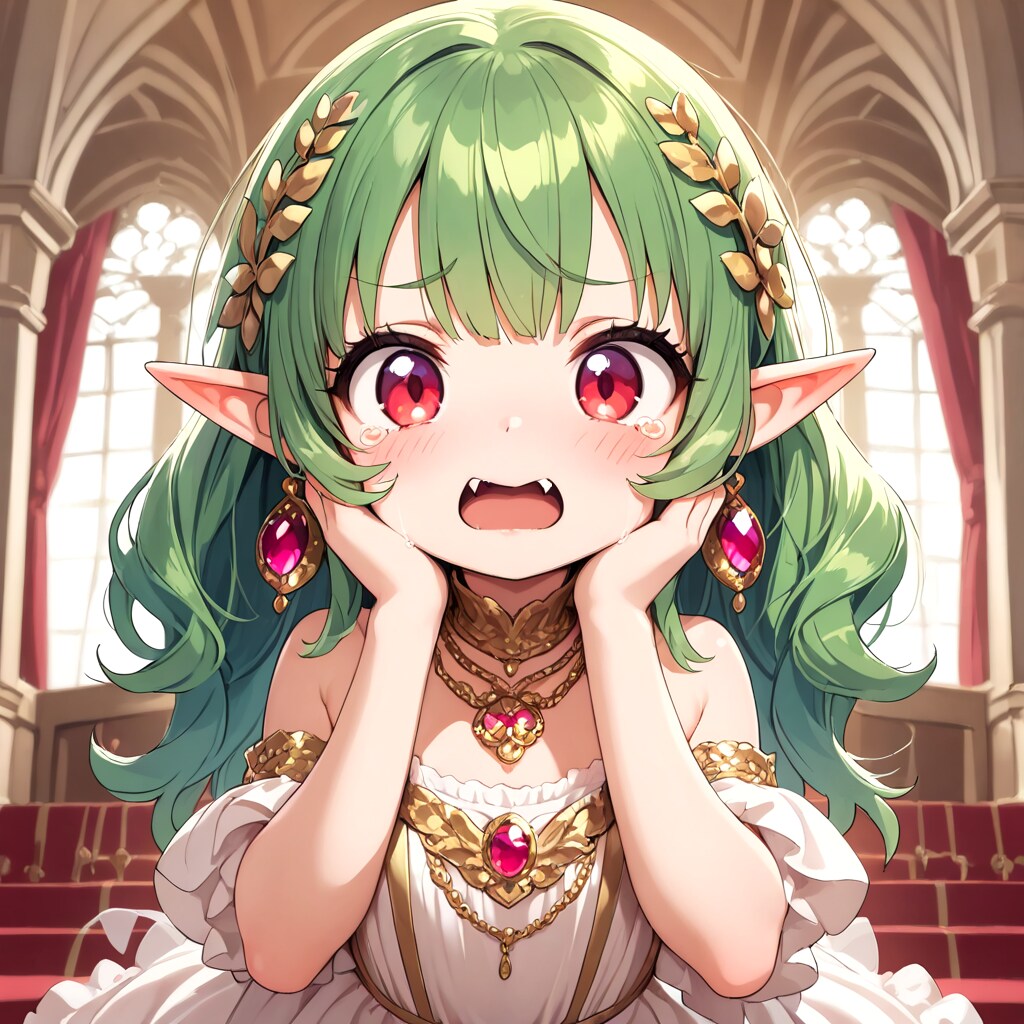 エルフには、このイヤリングは痛いんですぅ！！ | の人気AIイラスト・グラビア