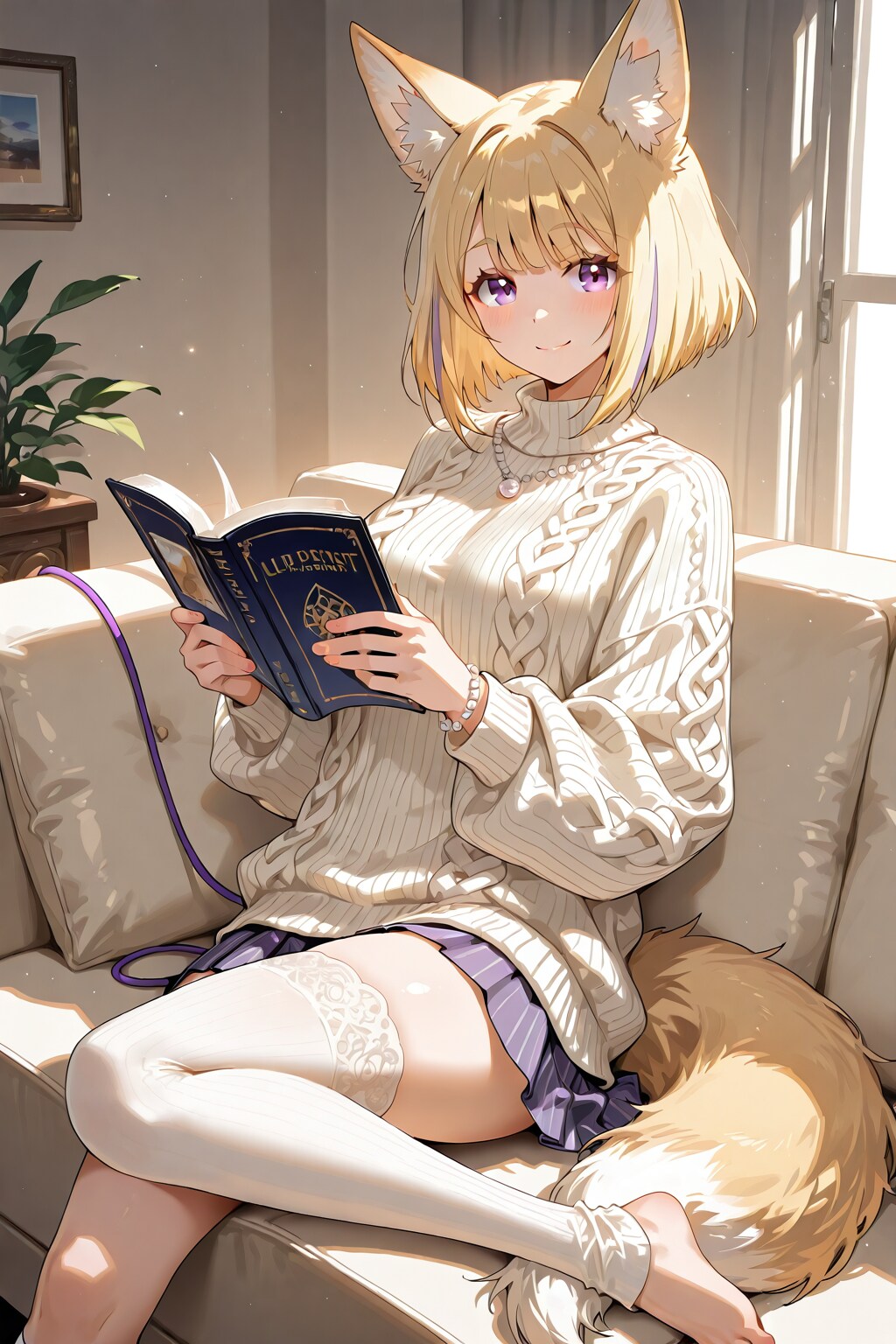 読書中
