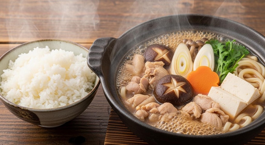 摩訶不思議食堂の味噌煮込み鍋