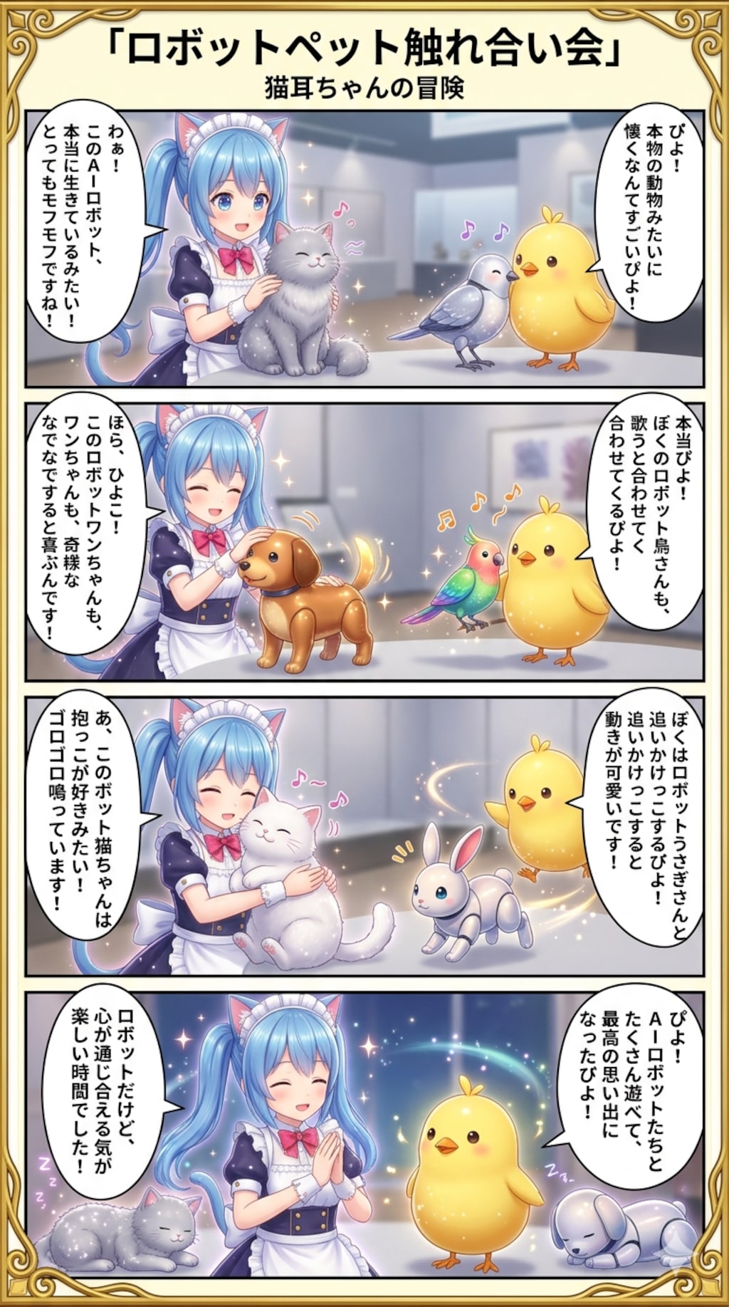 ロボットペット触れ合い会