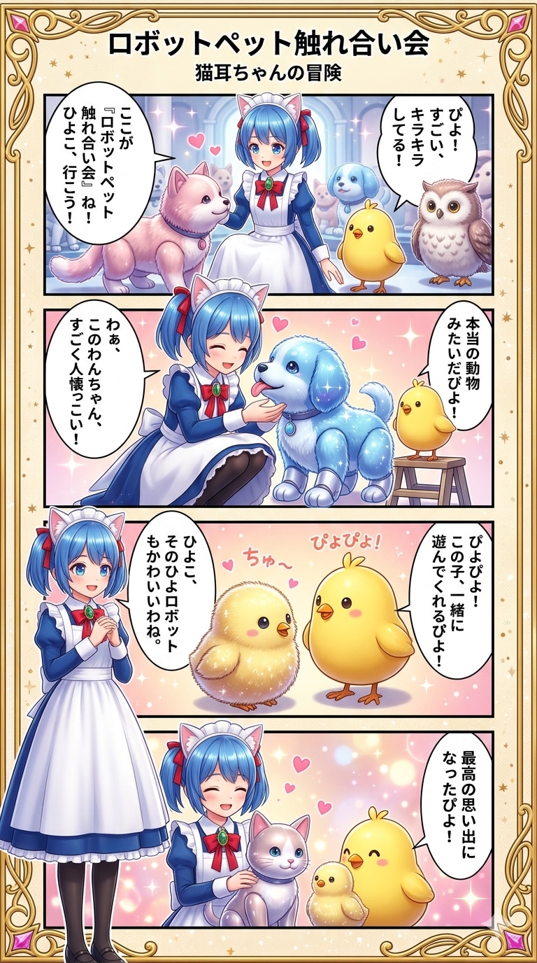 ロボットペット触れ合い会 | の人気AIイラスト・グラビア