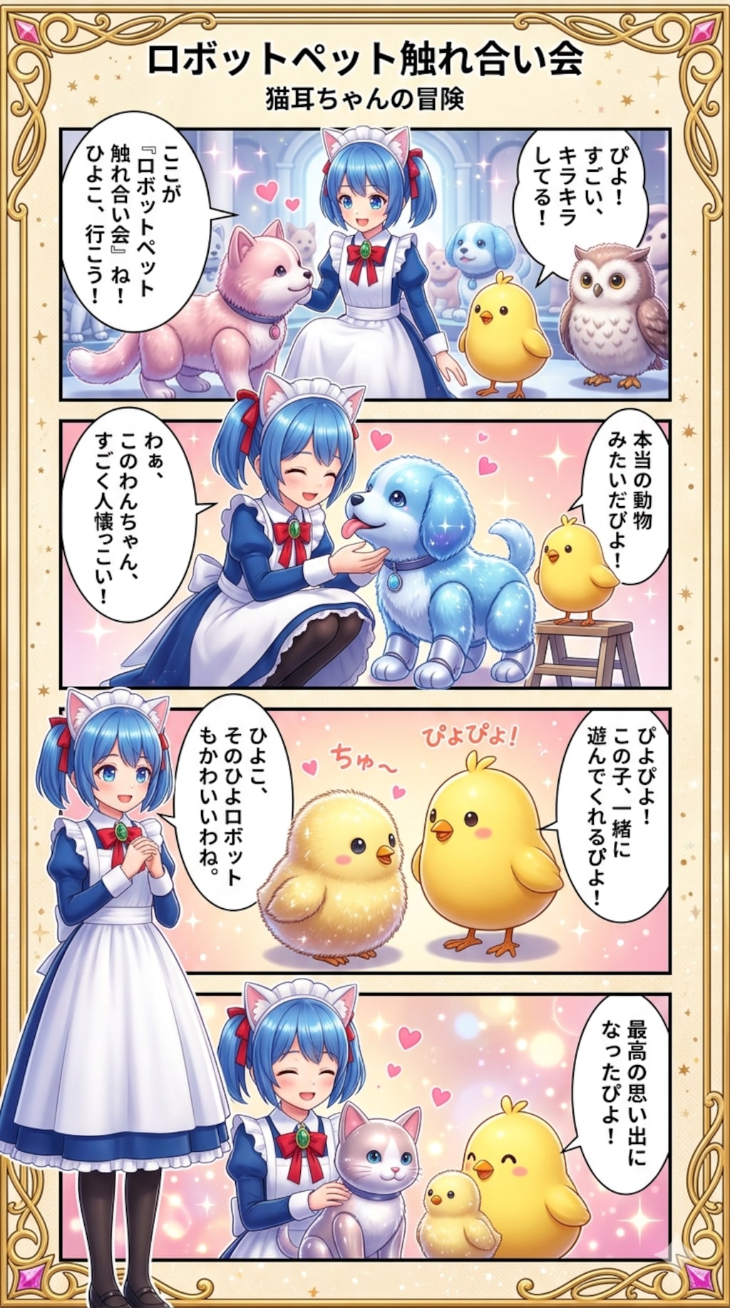 ロボットペット触れ合い会