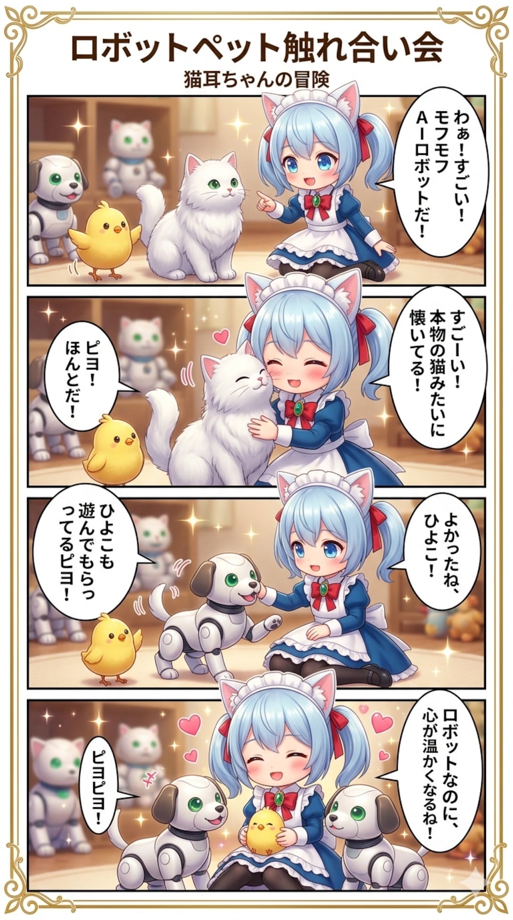 ロボットペット触れ合い会