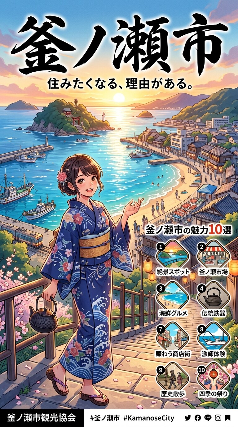 「釜ノ瀬市ーー住みたくなる、理由がある。」