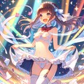 茶髪ロングちゃんたちの変身シーン 9枚目