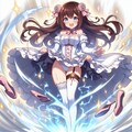 茶髪ロングちゃんたちの変身シーン 5枚目