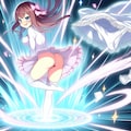 茶髪ロングちゃんたちの変身シーン 6枚目