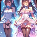 茶髪ロングちゃんたちの変身シーン 4枚目