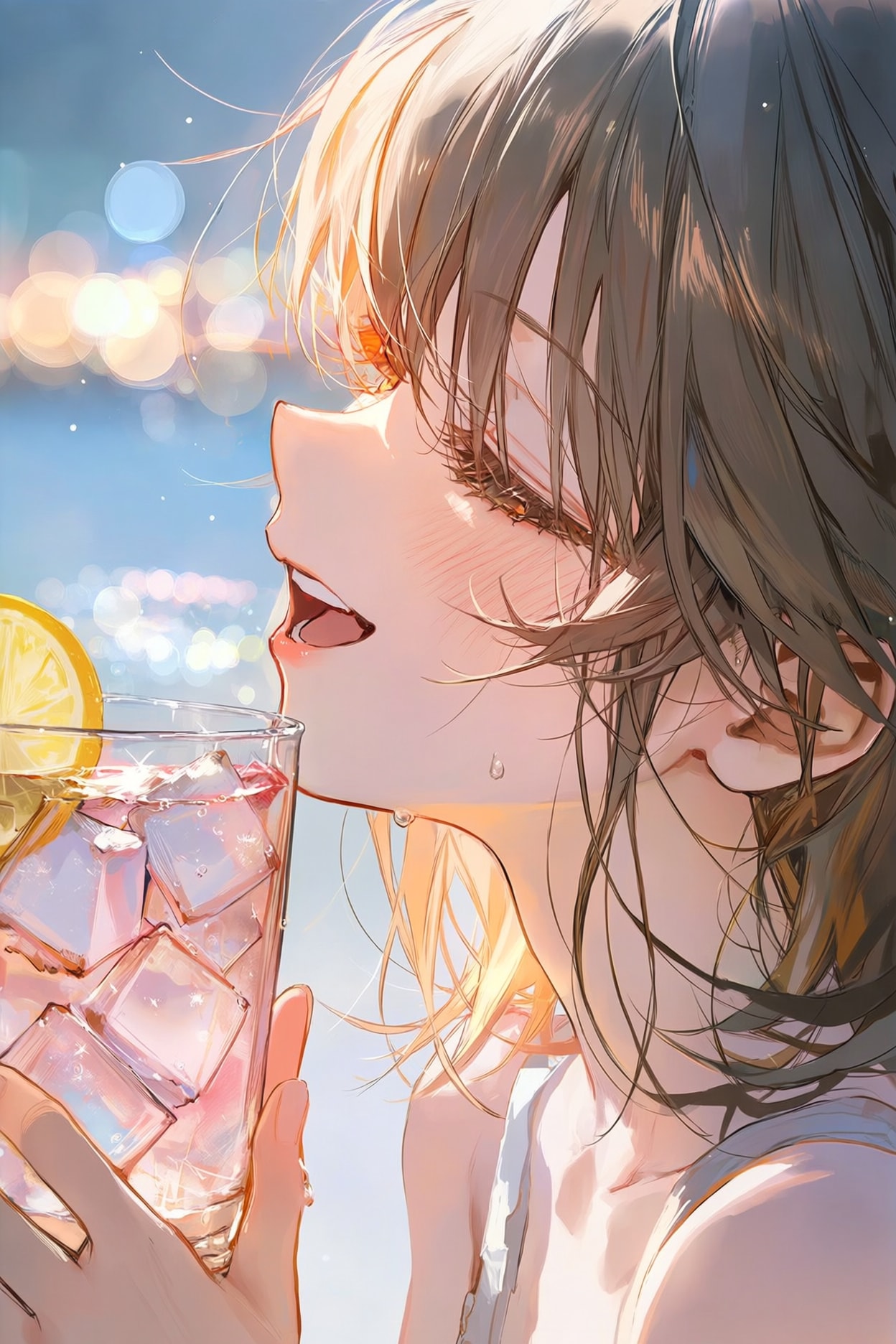 冷たいレモネード | の人気AIイラスト・グラビア